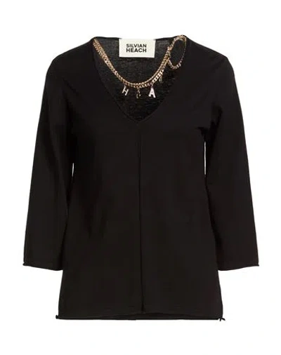 Silvian Heach Woman Sweater Black Size L Viscose, Polyester