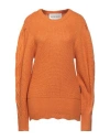 Silvian Heach Woman Sweater Mandarin Size Xxs Acrylic, Nylon In Mandarin