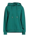 Silvian Heach Woman Sweatshirt Deep Jade Size L Cotton In Green