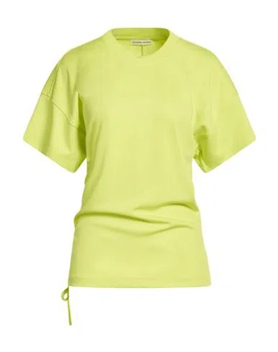 Silvian Heach Woman T-shirt Lime Green Size M Polyester