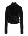 Silvian Heach Woman Top Black Size 8 Polyester, Elastane In Black