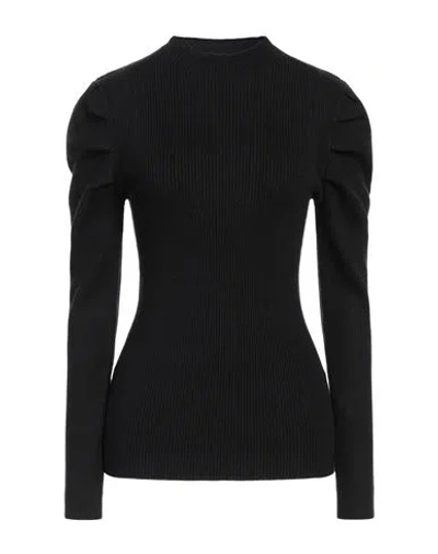 Silvian Heach Woman Turtleneck Black Size Xs Viscose, Polyester, Nylon