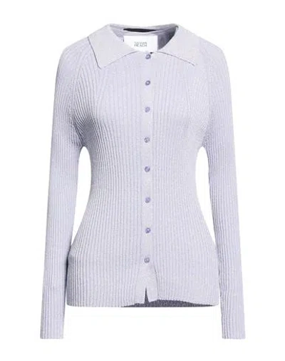Silvian Heach Woman Twin Set Lilac Size M Viscose, Nylon In Blue
