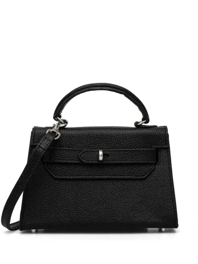 Silvian Heach X New Martina Sanitá Tote Bag Mit Gekörnter Struktur In Black