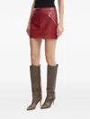 Silvian Heach Zip-pocket Mini Skirt In Red