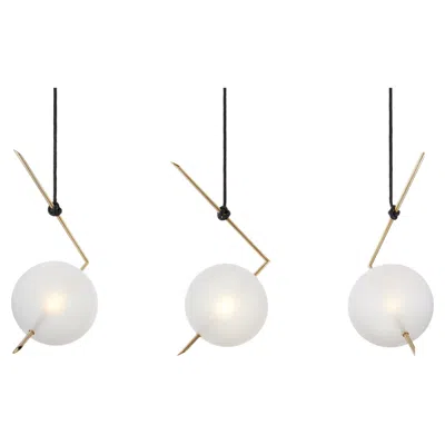Pre-owned Silvio Mondino Studio Nuvola Bold-s3, Modular Sculptural Pendant Light By , Italy In White