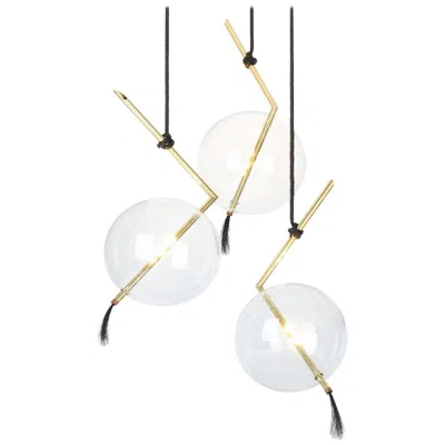 Pre-owned Silvio Mondino Studio Nuvola-3, Modular Sculptural Pendant Light By , Italy In Transparent