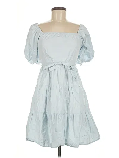 Pre-owned Sim & Sam Casual Dress In Blue