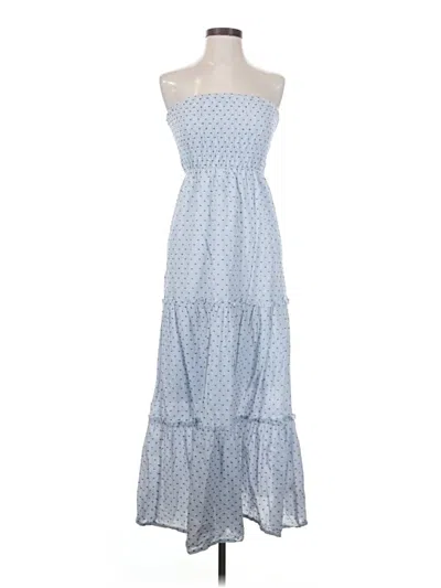 Pre-owned Sim & Sam Casual Dress In Blue