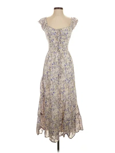 Pre-owned Sim & Sam Casual Dress In Ivory