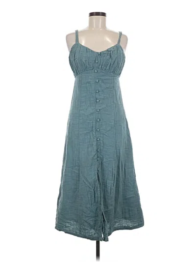 Pre-owned Sim & Sam Casual Dress In Teal