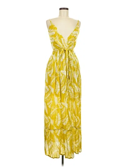 Pre-owned Sim & Sam Casual Dress In Yellow