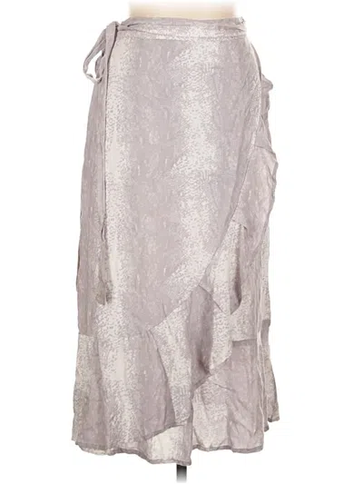 Pre-owned Sim & Sam Casual Skirt In Silver