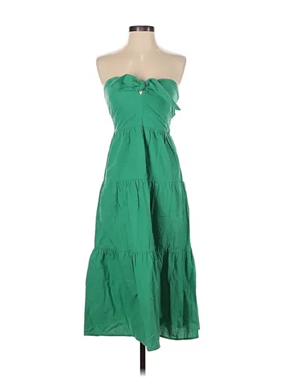 Pre-owned Sim & Sam Cocktail Dress In Green