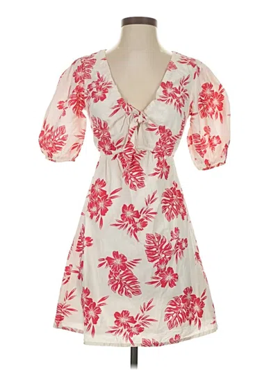 Pre-owned Sim & Sam Cocktail Dress In Pink