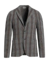 Simbols Man Blazer Grey Size 40 Virgin Wool In Gray