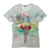 Simeon Farrar Men's Paint Wash Ice Cream T-shirt In White