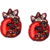 Simitri Anar Earrings In Red