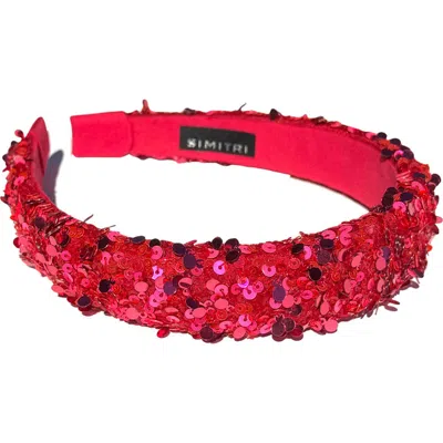 Simitri Berry Headband In Orange