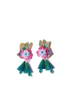 Simitri Bouquet Earrings In Green