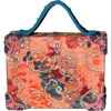 Simitri Brocade Briefcase Bag In Pink