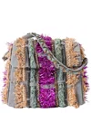 Simitri Chandni Chowk Clutch In Gray