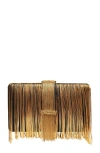 Simitri Chunky Clutch In Gold