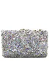 Simitri Cinderella Kitsch Clutch In Gray