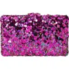 Simitri Classic Sequin Kitsch Clutch In Red