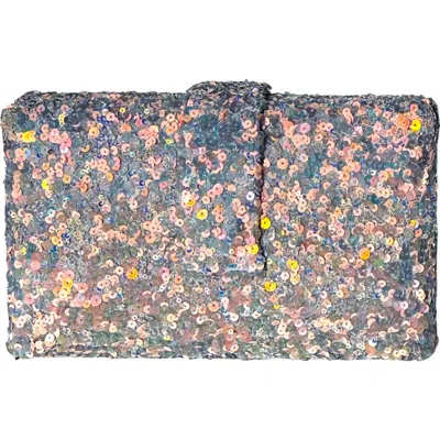 Simitri Classic Sequin Kitsch Clutch In Multi