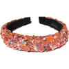 Simitri Cloud Headband In Orange