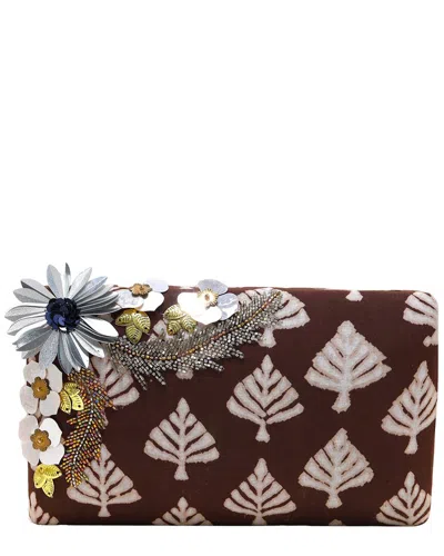 Simitri Clutch In Brown