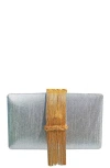 Simitri Fringe Clutch In Silver