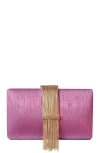 Simitri Fringe Clutch In Pink