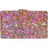 Simitri Fusion Sequin Kitsch Clutch In Multi