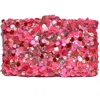 Simitri Fusion Sequin Kitsch Clutch In Pink