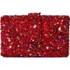 Simitri Garnet Kitsch Clutch In Red