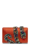 Simitri Kaa Clutch In Orange