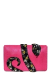 Simitri Kaa Clutch In Pink