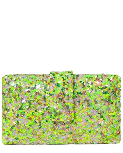Simitri Lime Kitsch Clutch In Green