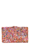 Simitri Melange Sequin Kitsch Clutch In Multi