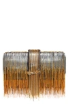 Simitri Ombre Chunky Clutch In Gold