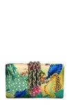 Simitri Printed Braid Clutch In Multi