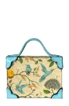 Simitri Printed Briefcase Bag In Blue