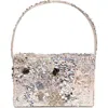 Simitri Sequin Box Clutch In Multi