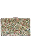 Simitri Sprinkled Donut Clutch In White