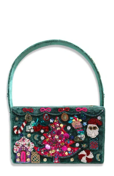 Simitri The Holiday Box Clutch In Green