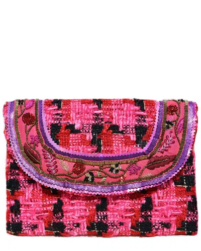 Simitri Tweed Tote In Pink