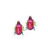 Simitri Women's Beetle Earrings