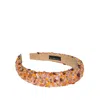 Simitri Bellini Headband In Brown